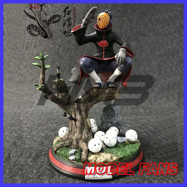 MODEL FANS IN STOCK 34cm NARUTO Tobi Uchiha Obito gk resin statue for