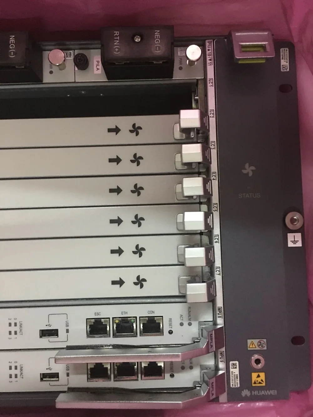 MA5800 X7 OLT для HUAWEI GPON или EPON 19 дюймовое шасси 2*10G MPLA 2 * PILA|Оптоволоконное