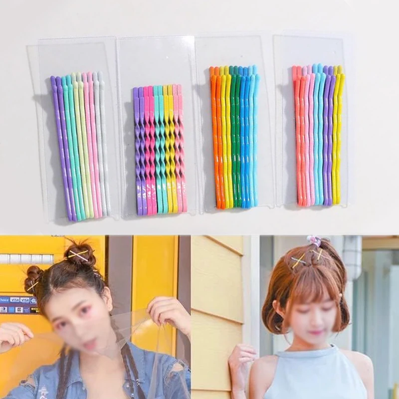 

2018 NEW FASHION cute candy color hair clips for girls heart hairpin bangs kids hairpin Korea women hair accessories