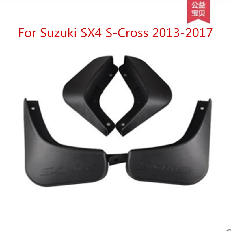 

Free Shipping For Suzuki SX4 S-Cross 2013-2017 Fenders Splash Flaps Mud Flaps Guard Mudguard