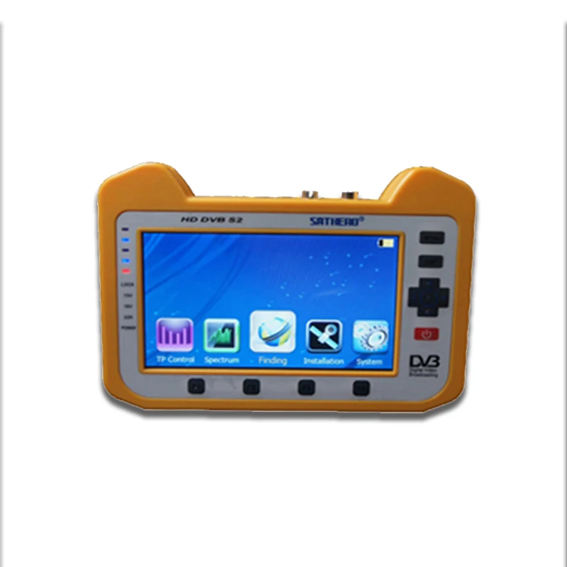 Sathero SH-910HD Digital Satellite Meter Satellite Finder DVB-S/S2 MPEG-4 7 Inch HD LCD Screen With Real time Spectrum Analyzer 