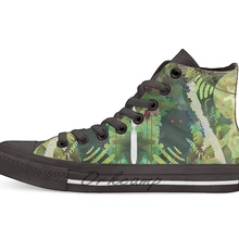 Джунгли монстр! Новинка; дизайнерская Повседневная парусиновая обувь; обувь на заказ; Прямая