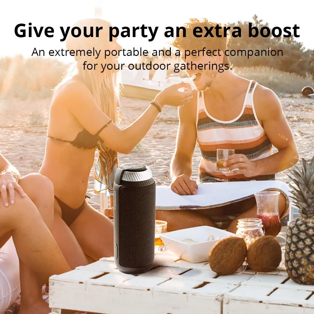 Tronsmart Element T6 Bluetooth Колонка Беспроводная Портативная колонка сабвуфер 25 Вт с 360
