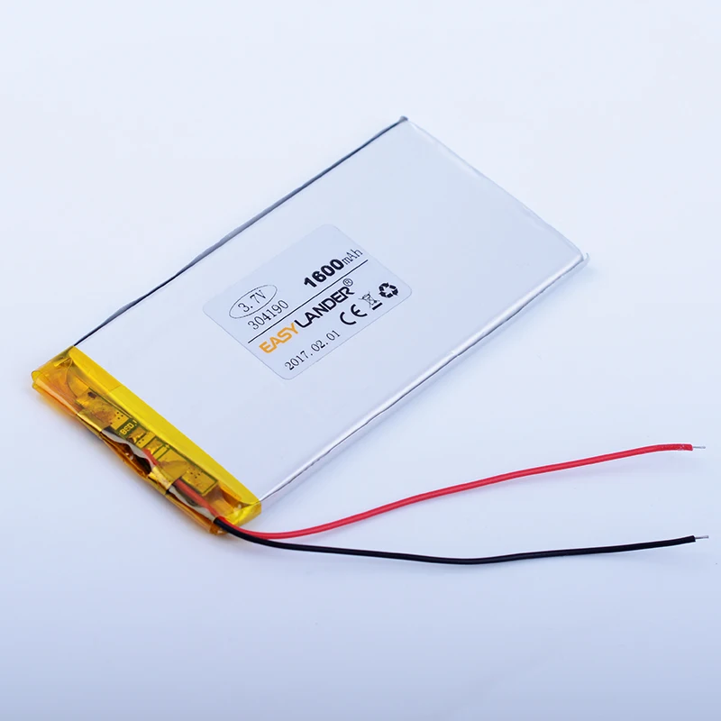 XWD 304191P 3 7 V 1600mAh литий-полимерный литий-ионный аккумулятор для китайского клон S6