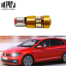 1 PC 12 V T10 W5W 194 168 27SMD LED Lâmpada Luz Do Carro LEVOU Lâmpada Interior Para VW Passat b6 b7 Tiguan Scirocco Jetta Golf 5 6 7 MK5