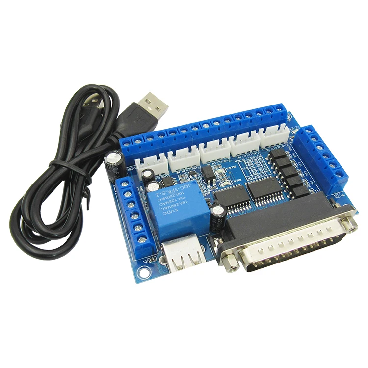 MACH3 engraving machine CNC 5 axis stepper motor driver interface board