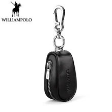 Wilampolo, маленький автомобильный держатель для ключей, роскошный бренд, натуральная кожа, чехол для ключей, кошелек, модный дом, органайзер для ключей для мужчин