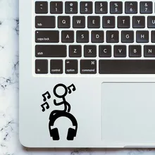 DJ музыкальная палка, Мужская наклейка для ноутбука Apple MacBook Trackpad Pro Air retina 11 12 13 15 дюймов, виниловая Mac Book, сенсорная панель, наклейка на кожу