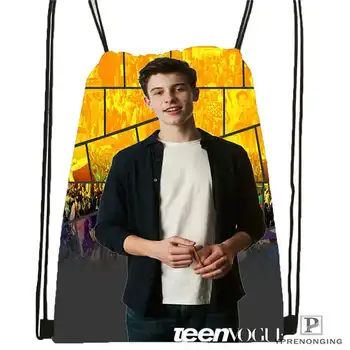 

Custom Shawn Mendes @1 Drawstring Backpack Bag Cute Daypack Kids Satchel (Black Back) 31x40cm#2018612-01-33