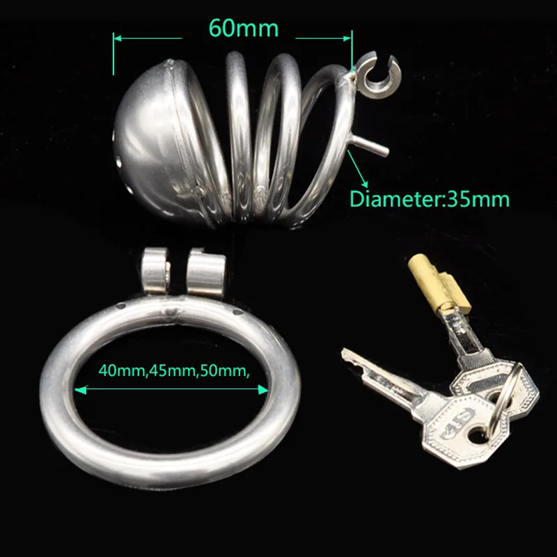 304 Stainless Steel Male Chastity Device With Stealth Lock ,Cock Cages,Virginity Belt,Penis Rings,Adult Games For Man