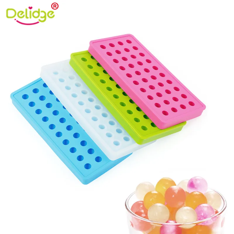 

Delidge 1Pc 40 Cavity Silicone Ice Cube Mini Ice Ball Maker Silicone Ice Cube Trays Mould Sphere Ice Mold Maker Form