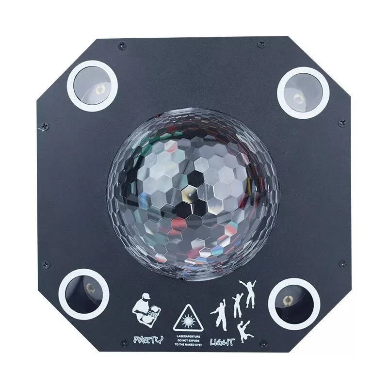 4pcs 120 IN 1 LED Laser Lights Projector 30W stage light Sound Activated Auto Flashing Led Stage Light for DJ Disco Party Show