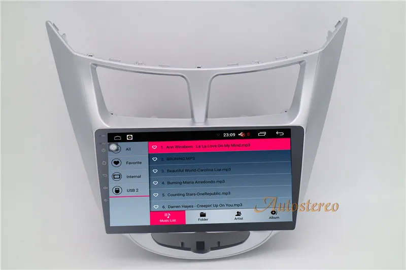 Flash Deal Big screen Android Car GPS Navigation Car DVD Player For Hyundai Accent Verna 2011+  stereo unit multimedia 14