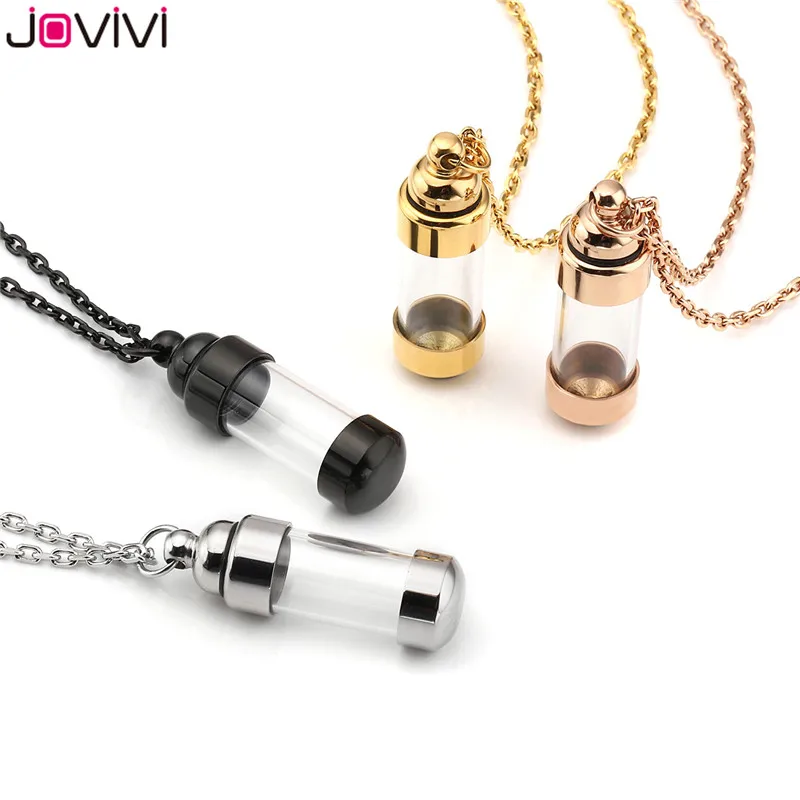 Bottle Urn Pendant Necklace 