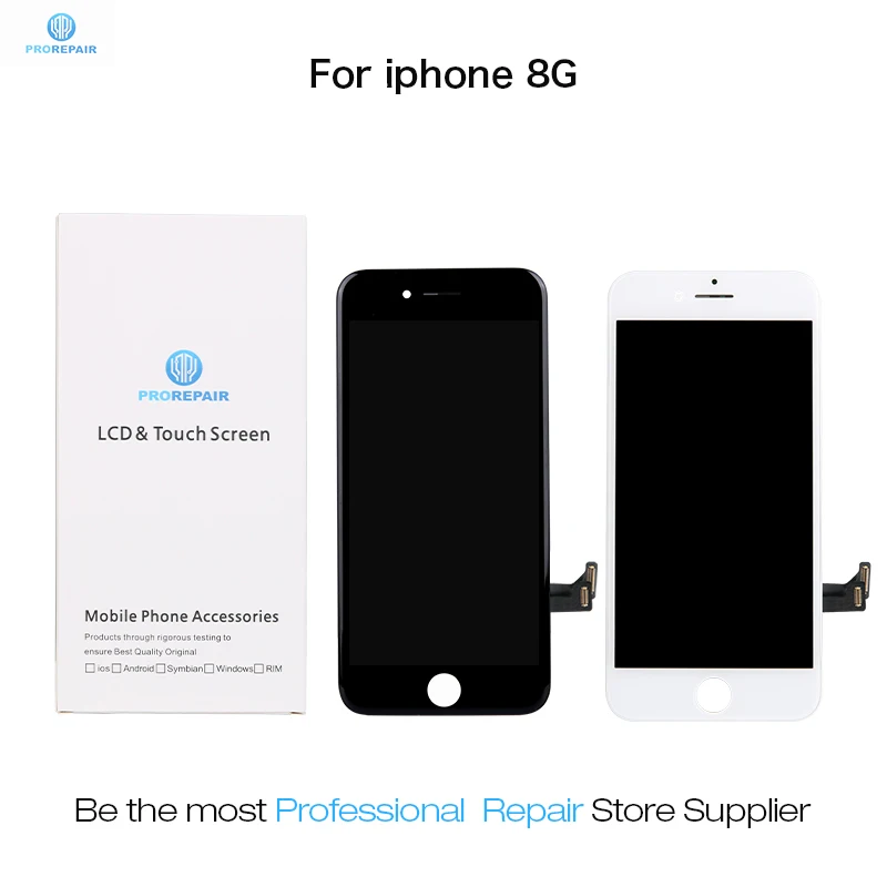 

Prorepair 5pcs/lot OEM Refurbish Screen For iPhone 8 LCD Display Touch Screen Digitizer Assembly Replacement