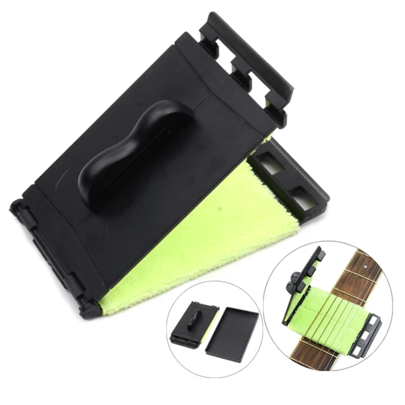 Electric Bass Guitar Strings Scrubber Fingerboard Rubbing Cleaning Tool Maintenance Care Cleaner Bass Guitar Accessories