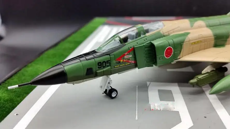Япония JASDF RF-4E F-4 Phantom II сверхзвуковой самолет 1:100 литье под давлением модель самолета