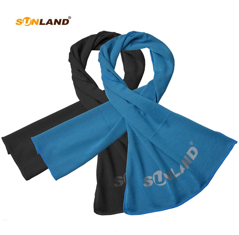 

Sunland 2pcs 30x100cm Microfiber High Quality Instant Cooling Towel Sports Ice Towel For Sports Yoga Workout Gym Travel Camping