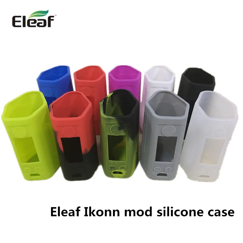 

Hottest promotion Eleaf Silicone Case For Ikonn 220w Box Mod with colorful replacement Silicone Cover Cheap