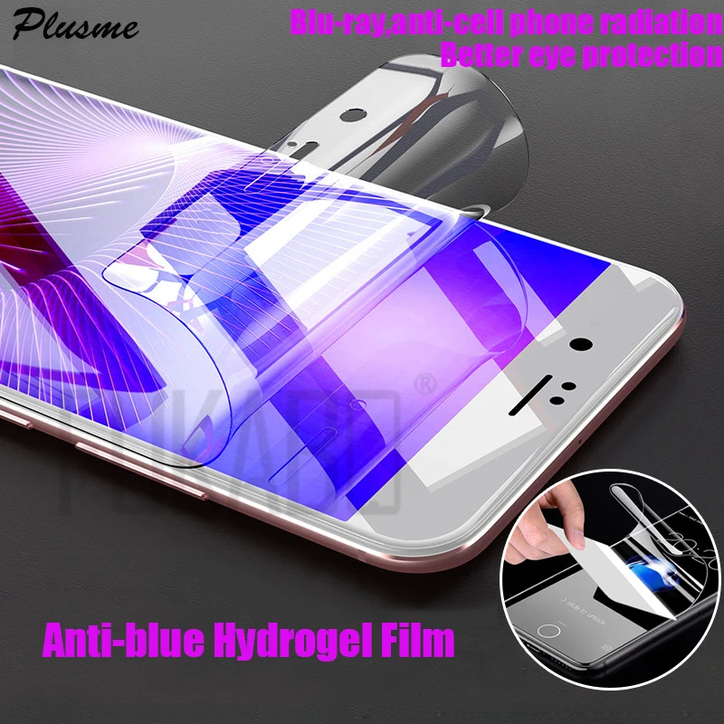 3D Full Cover Anti blue Light Ray Soft Hydrogel Film For iPhone X 10 6