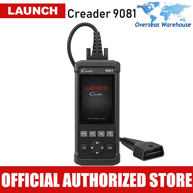 

Launch Creader 9081 Car Diagnostic Tool Reset Service Scanner Autoscanner Oil Reset DPF ABS Bleeding TPMS Injector Coding CR9081