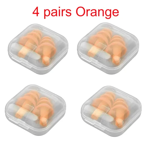 box-packed comfort earplugs noise reduction silicone Soft Ear Plugs Swimming Silicone Earplugs Protective for sleep