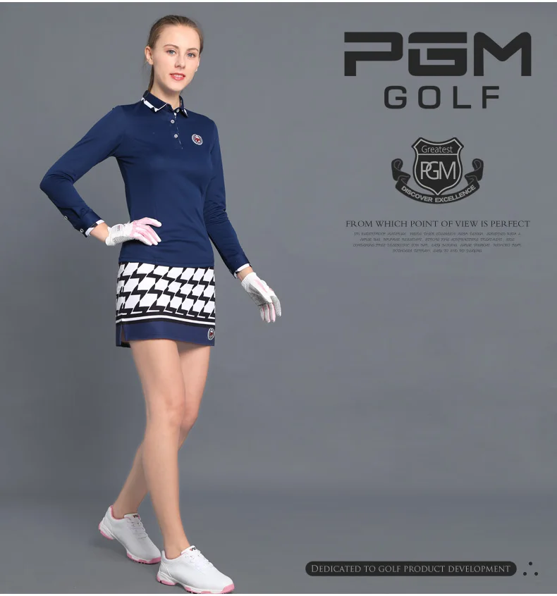 PGM High quality Women's Golf Skirt All seasons Sport Tennis Short skirt Slim Nice Comfortable Breathable with Lined underpants