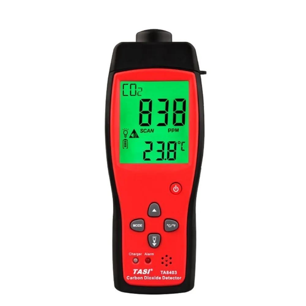 TA8403 Ручной цифровой углекислого газа метр CO2 детектор анализатор Высокой