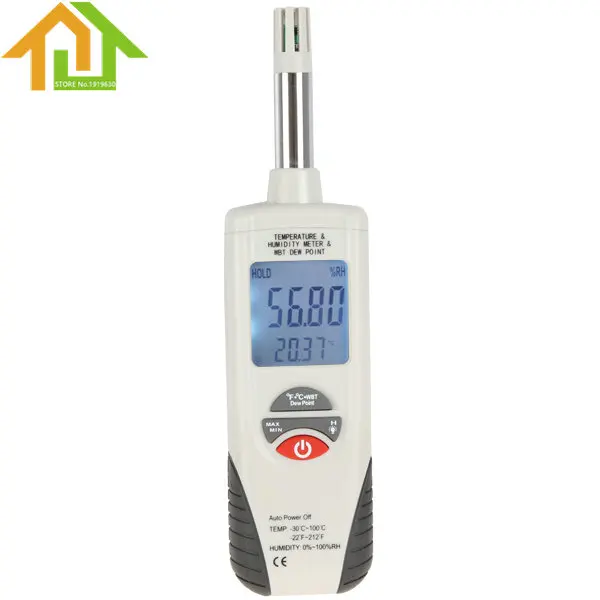 

Multi-function Digital Humidity & Temperature Meter with Wet Bulb / Dew Point