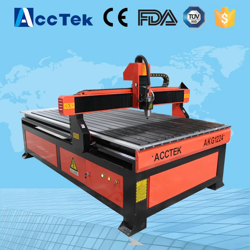 1200x2400mm working size plywood cnc cutting machine 3d cnc milling