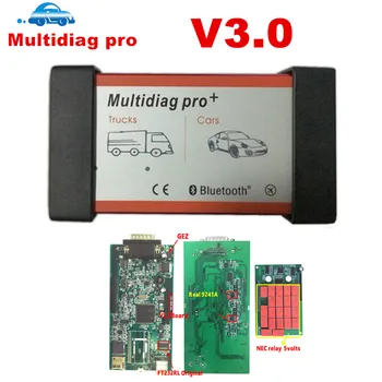 

Multidiag Pro Bluetooth VD TCS CDP Pro Plus V3.0 9241A chip 2015.R3 for Cars / Trucks OBDII OBD2 Scanner Diagnostic Tools DHL
