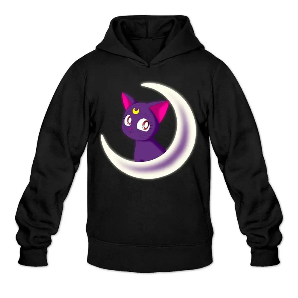 Sailor moon black hoodie Clearance