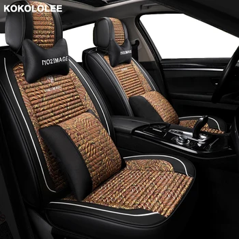 

[kokololee] car seat covers for pajero sport renault fluence bmw g30 hyundai solaris 2017 vw jetta 6 geely mk car-styling auto