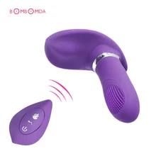 bombomda USB Vibrator Wireless Remote Control Vibrator font b Dildo b font Heating Butterfly Vibrator