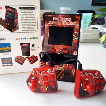 

Upgraded Mini Classic Arcade Game Cabinet Machine Double Joystick Retro Handheld Player with Built-in 183 Games toy for Children