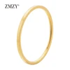ZMZY Round Rings For Women Thin Stainless Steel Wedding Ring Simplicity Fashion Jewelry Wholesale bijoux 1mm 5