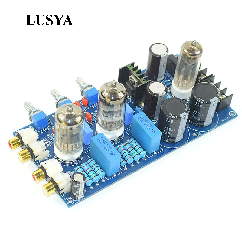 

Lusya Home Amplifiers Audio Amplificador 6N1 Guts Tone Board Tube Amplifier Preamplificador T0087