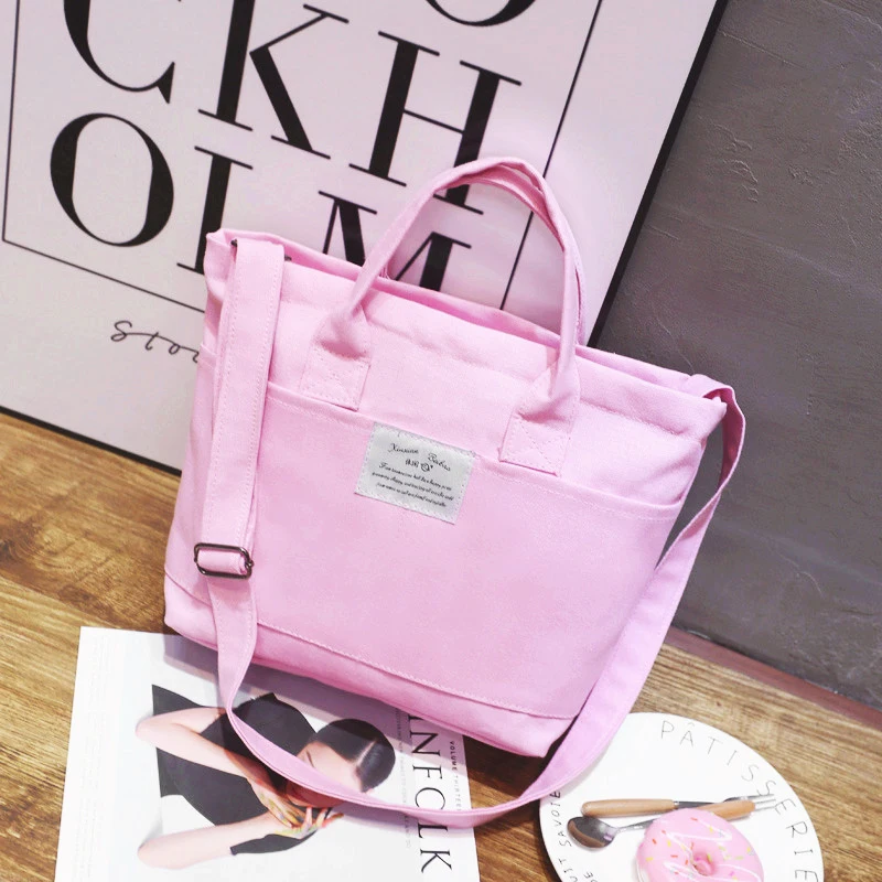 

Lady Canvas Handbag single shoulder bag Crossbody Messenger bag women swagger bag Female shopping bags Bucket pack