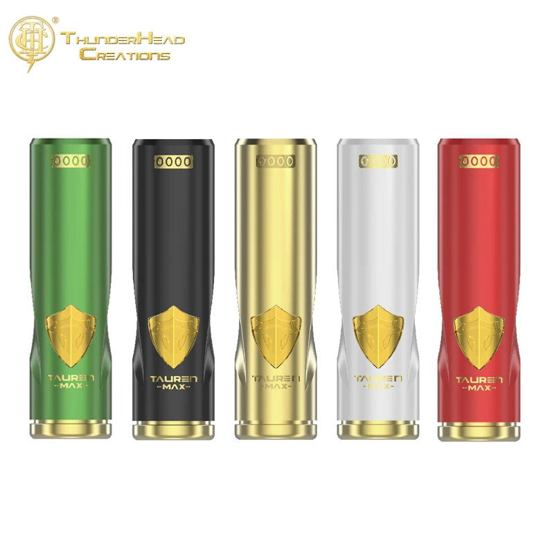 

Original ThunderHead Creations Tauren Max Mod Electronic Cigarette 24mm Vape Mod Powered By Single 18650/20700/21700 Vaporizer