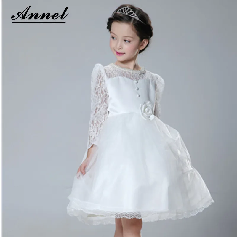 

2-14Y Flower princess dress Kids Girls Clothing  Dresses girls clothes summer dress Girls wedding dress