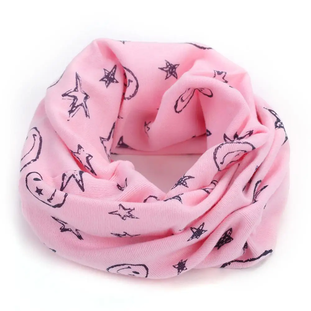 Детские нагрудники для маленьких мальчиков и девочек; хлопковый Детский шарф; тканевый шарф; милые детские воротники с круглым вырезом; шейный платок; четыре сезона - Цвет: Pink