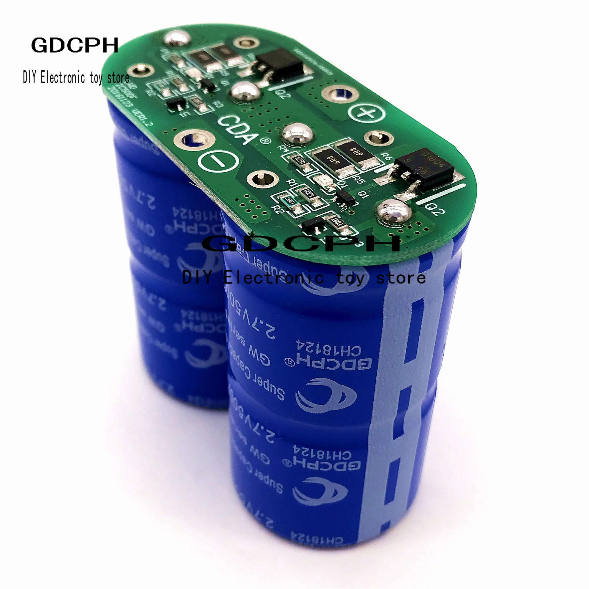

1 PC Super Módulo 5.4V250F Farah Capacitor 2.7V500F Ultra Baixa Resistência Interna Original Azul