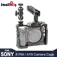 SmallRig a7r3 Camera Cage Kit for sony a7m3 for Sony A7R III Camera / A7 III Cage Rig W/ Top Handle Grip Camera Ball Head 2103 SmallRig a7r3 Camera Cage Kit for sony a7m3 for Sony A7R III Camera / A7 III Cage Rig W/ Top Handle Grip Camera Ball Head 2103
