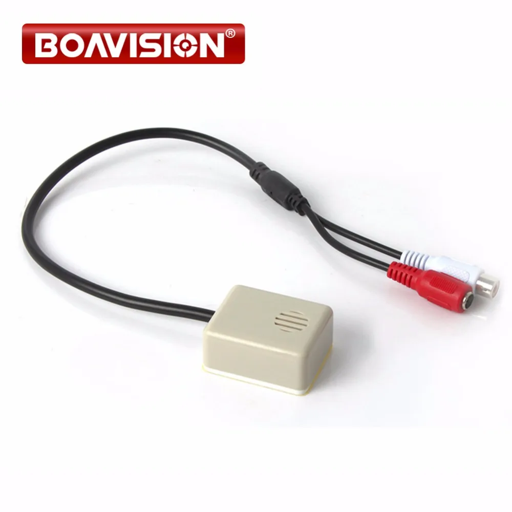 

Audio Pick Up CCTV Mini Microphone Sound Monitor Work For Security Camera System Video Audio Recording CS-04A