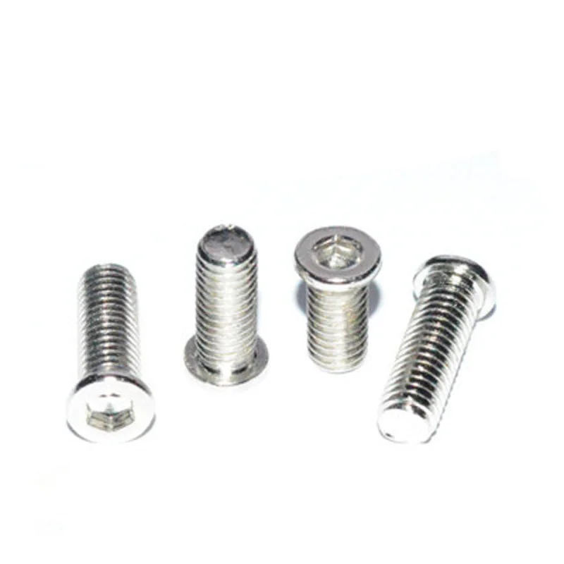 Tornillos hexagonales pequeños y delgados de cabeza plana OD 7mm