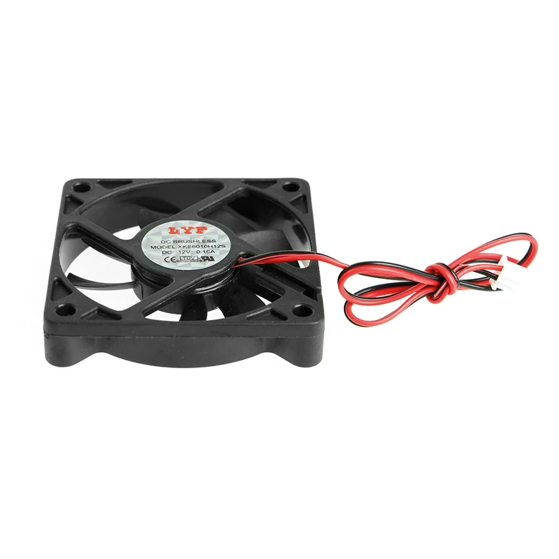Dc 12 فولت 60x60x10 ملليمتر 2-Pin pc الكمبيوتر cpu نظام كم تحمل مروحة التبريد 6010-l059 جديد حار