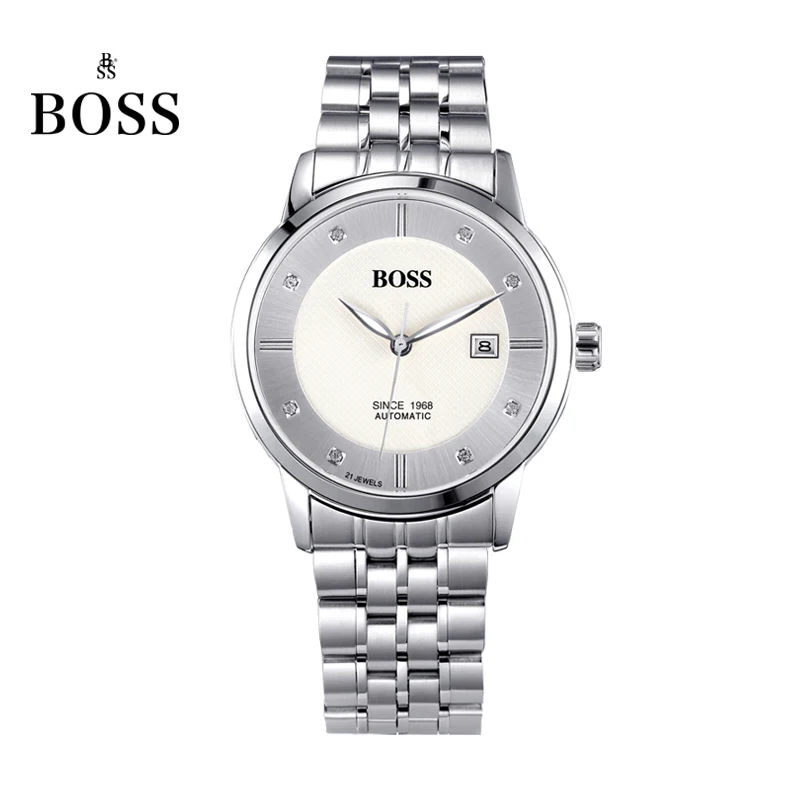 BOSS Germany watches men luxury brand Senator 21 jewels MIYOTA CO JAPAN automatic self wind mechanical