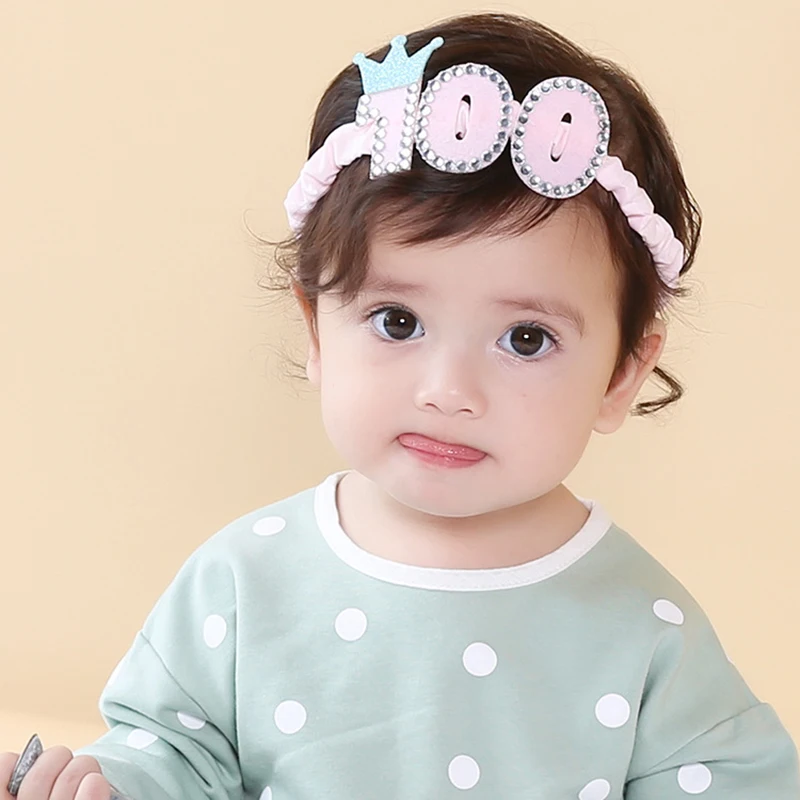 Newborn Girl Headbands Photography Props Tiny Baby Birthday Party Photo