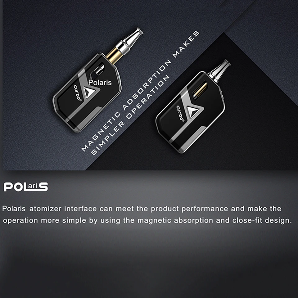 Free Gift!! 2019 new original CURDO Polaris kit electronic cigarette with Ceramic Core Warm up function vaporizador VS avp pod (5)