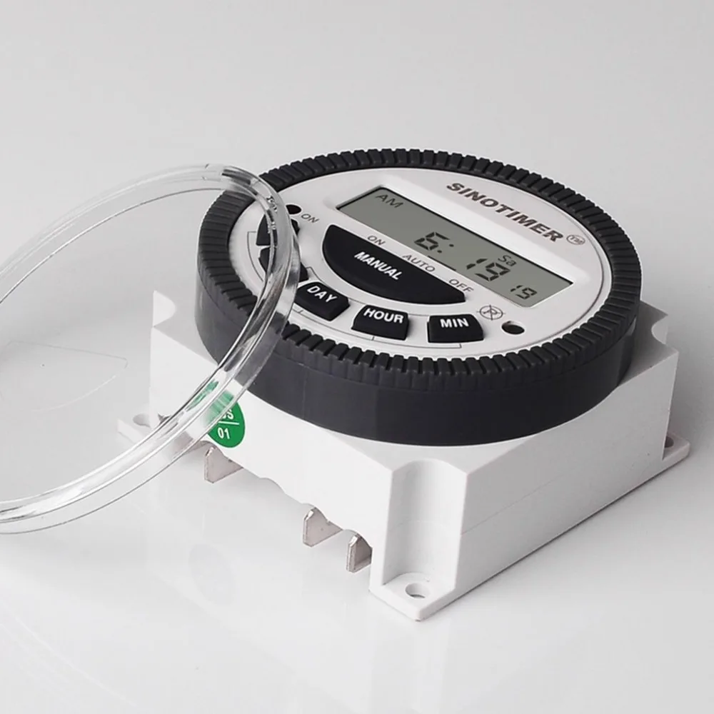 SINOTIMER 220V 10A Weekly 7 дней программируемый цифровой реле времени управление таймером